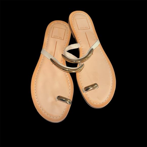 Dolce Vita Wink DV Thong Flat Slip On Strappy Sandals Sz 6 W/Minor Deffect - Picture 2 of 5